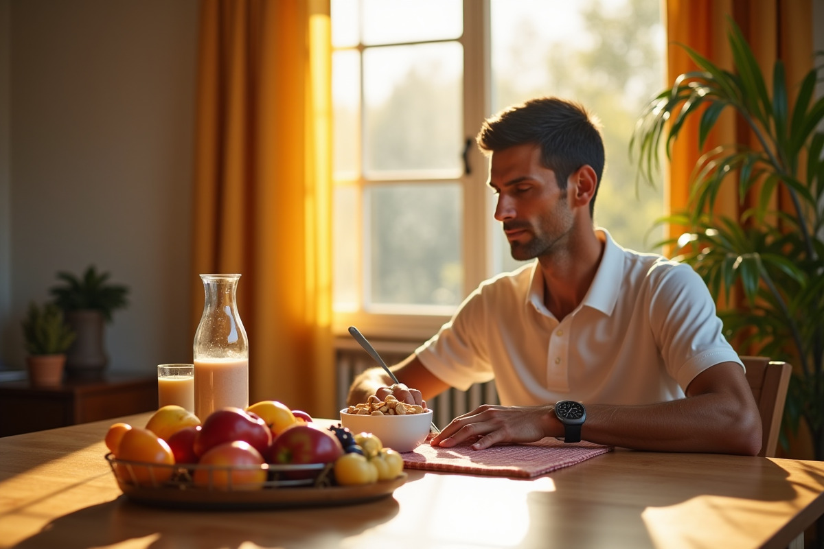 petit-déjeuner  djokovic